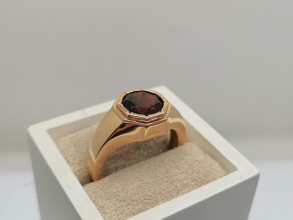 КОЛЬЦО ГРАНАТ (Au 585)