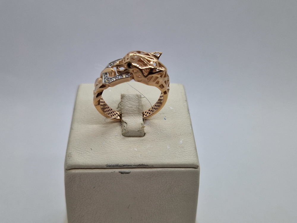 КОЛЬЦО С КАМНЯМИ (Au 585)