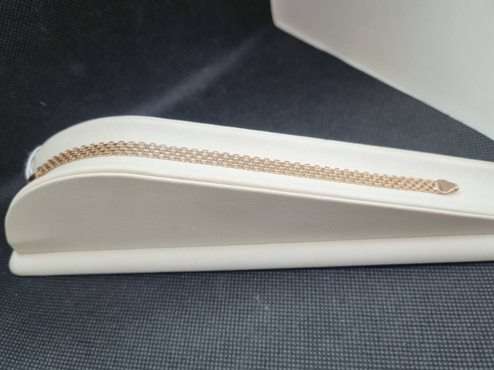 БРАСЛЕТ ПОЛНОВЕСНЫЙ Бисмарк машинный (Au 585)