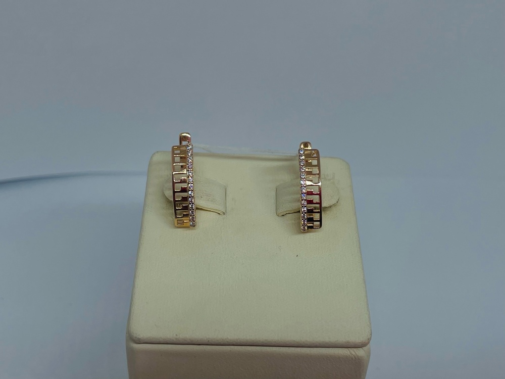 СЕРЬГИ С КАМНЯМИ (Au 585)