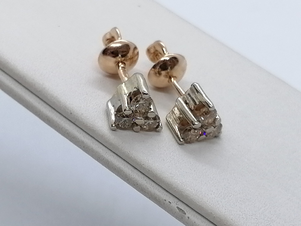 СЕРЬГИ БРИЛЛИАНТ (Au 585)