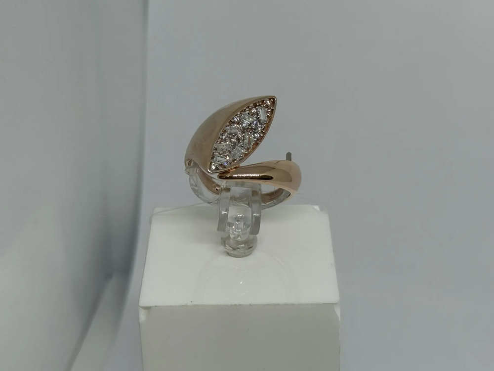 КОЛЬЦО С КАМНЯМИ (Au 585)