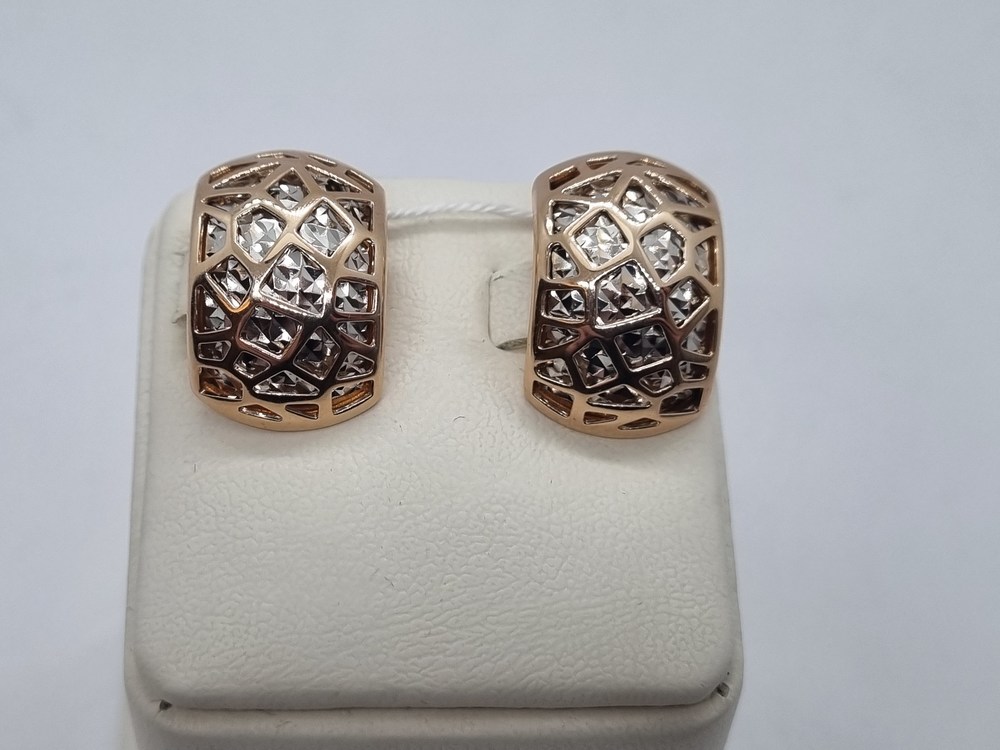 СБКМ585 СЕРЬГИ БЕЗ КАМНЯ (Au 585)