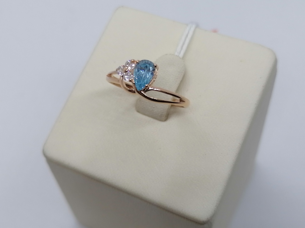 КОЛКМИ585 КОЛЬЦО С КАМНЯМИ (Au 585)