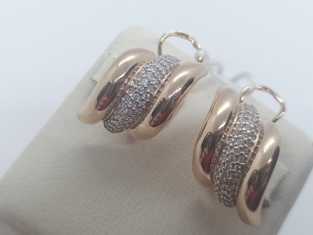 СЕРЬГИ С КАМНЯМИ (Au 585)