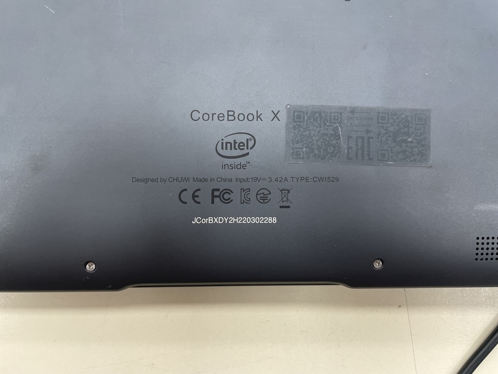 Ноутбук CHUWI; Core i3-10110U, Intel UHD Graphics, 16 Гб, 480 Гб, Нет