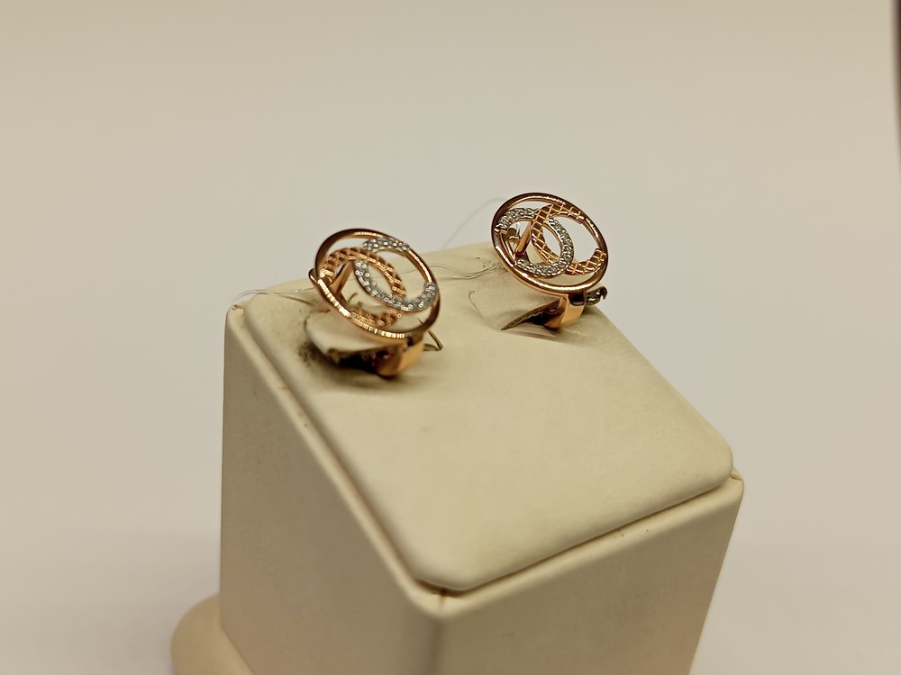 СЕРЬГИ С КАМНЯМИ (Au 585)