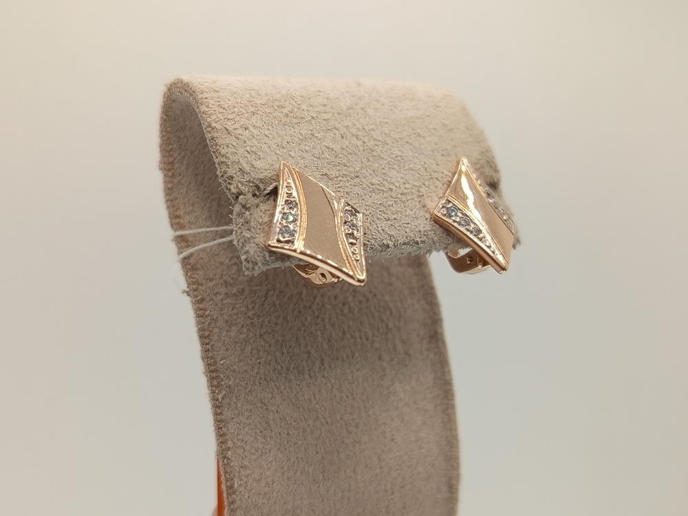 СЕРЬГИ С КАМНЯМИ (Au 585)