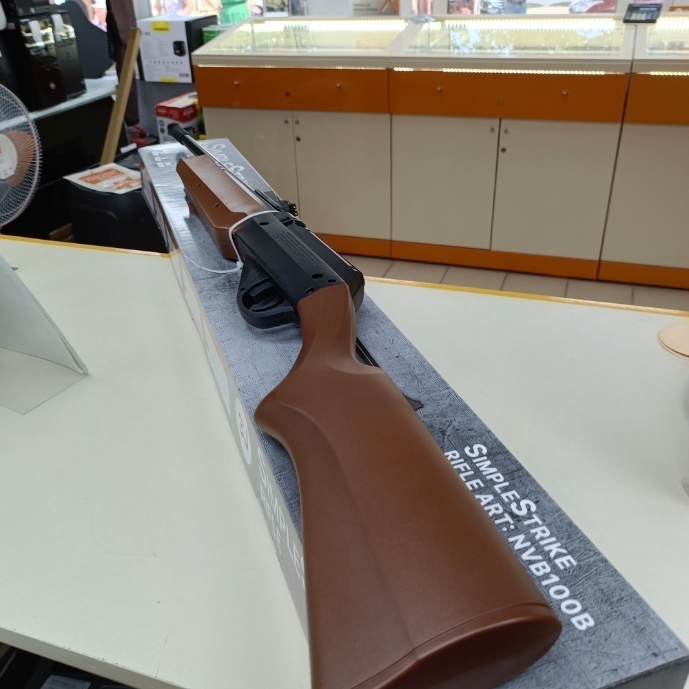 Пневматическая винтовка Borner SimpleStrike, Brown cal. 4,5 мм, 3Дж. (pump)