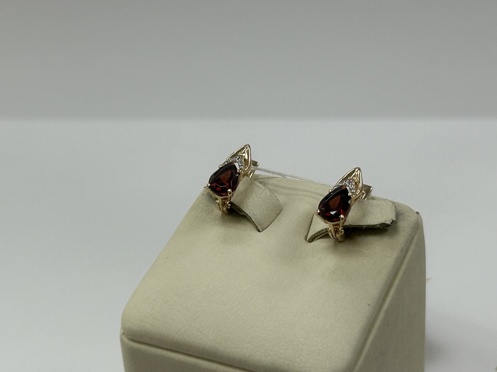 СЕРЬГИ С КАМНЯМИ (Au 585)