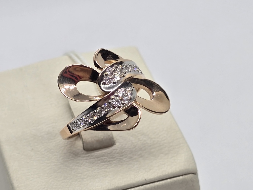 КОЛКМИ585 КОЛЬЦО С КАМНЯМИ (Au 585)