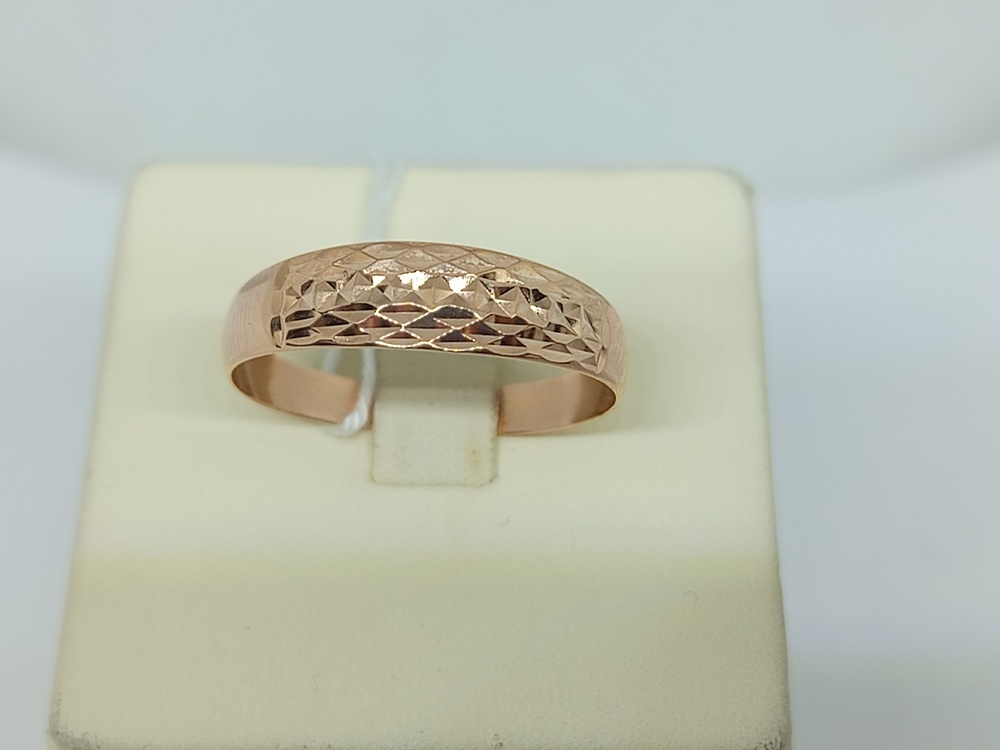 КОЛБКМ375 КОЛЬЦО БЕЗ КАМНЯ (Au 375)