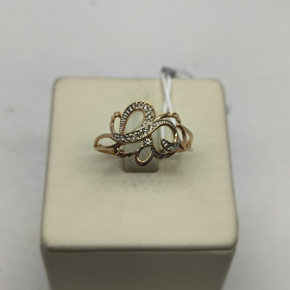 КОЛКМИ585 КОЛЬЦО С КАМНЯМИ (Au 585)