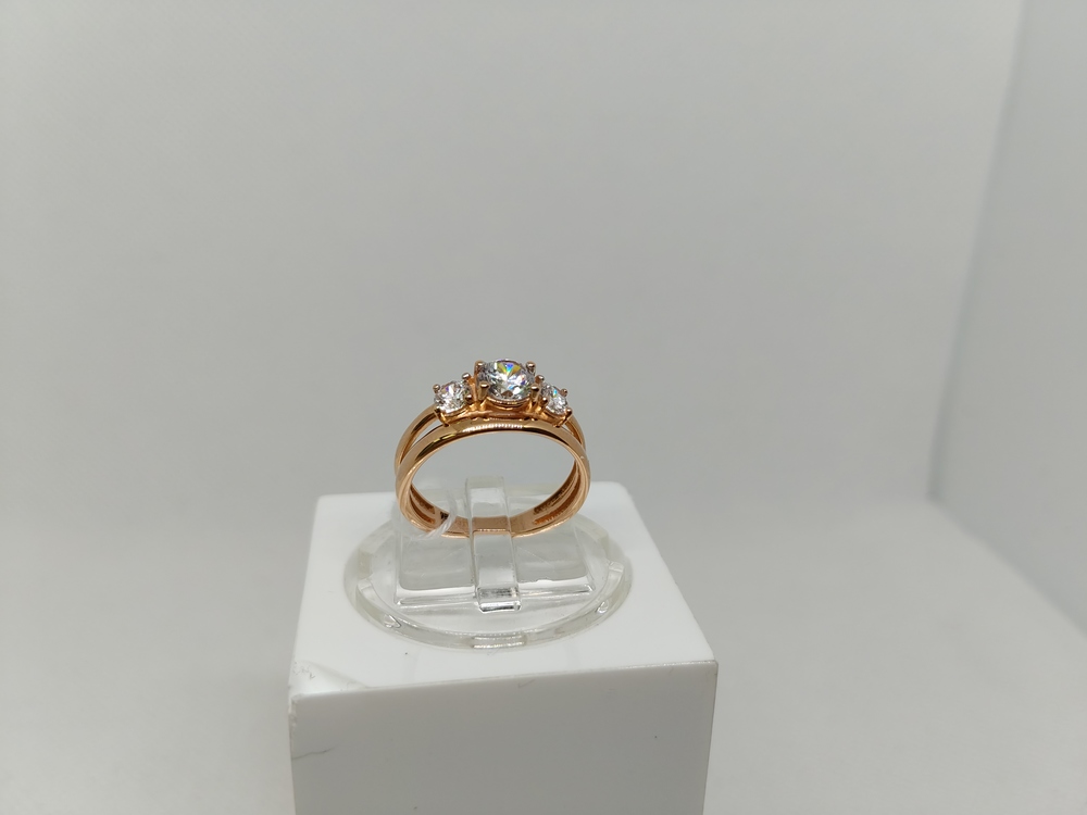 КОЛКМИ585 КОЛЬЦО С КАМНЯМИ (Au 585)