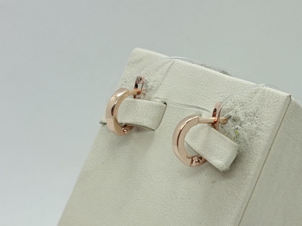 СЕРЬГИ БЕЗ КАМНЯ (Au 585)