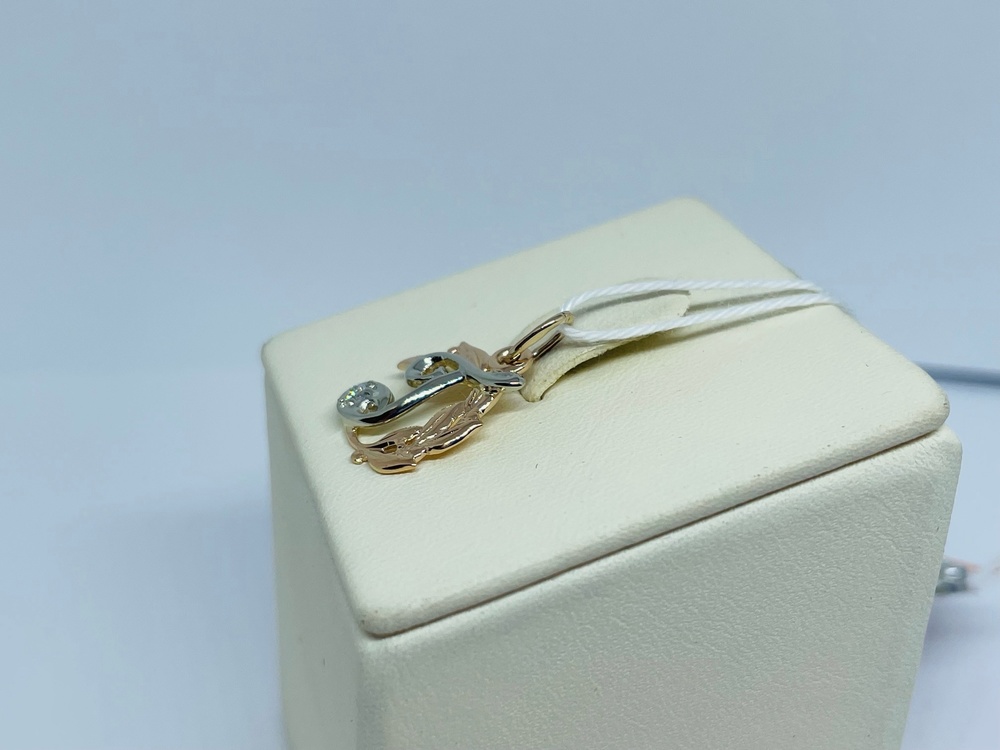 ПОДВЕСКА БУКВА Г Au 585