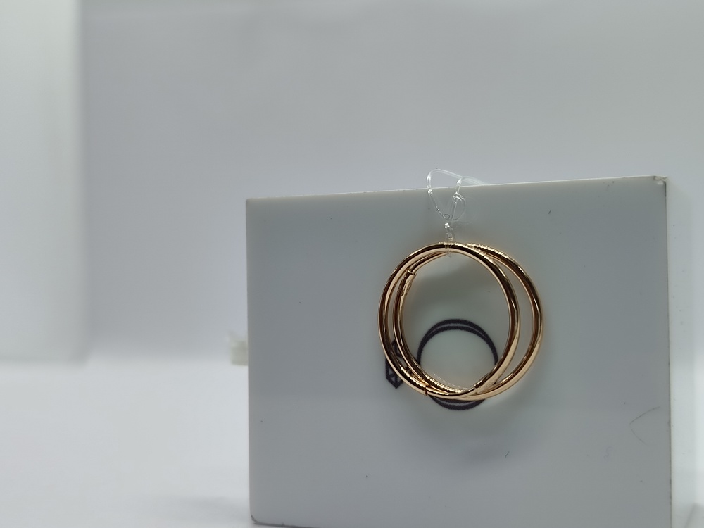 СЕРЬГИ КОНГО без камня (Au 585)