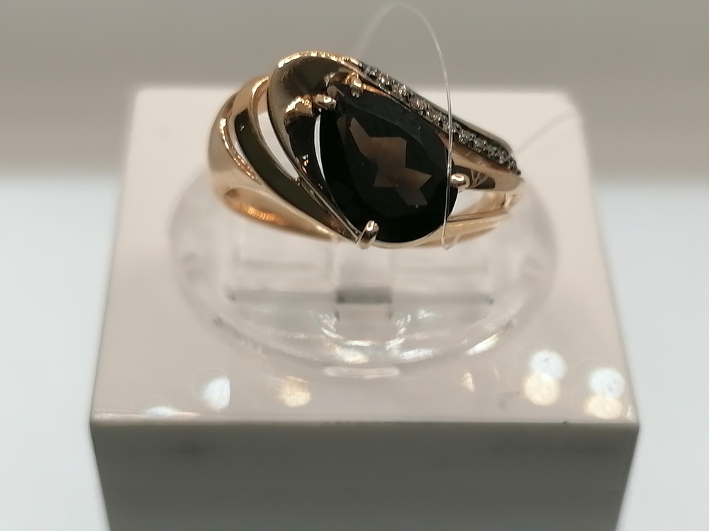 КОЛЬЦО РАУХ-ТОПАЗ (Au 585)