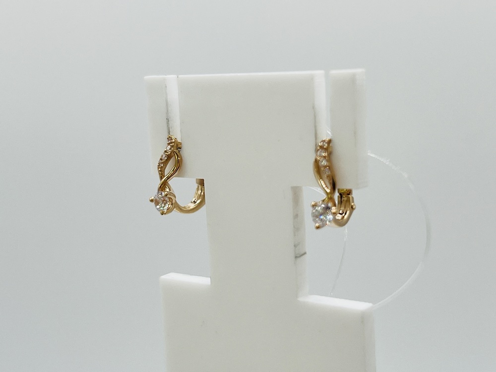 СЕРЬГИ С КАМНЯМИ (Au 585)