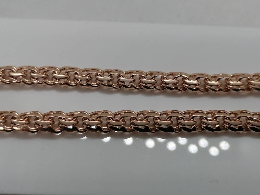 БЛБ585 БРАСЛЕТ ПОЛНОВЕСНЫЙ Бисмарк (Au 585)