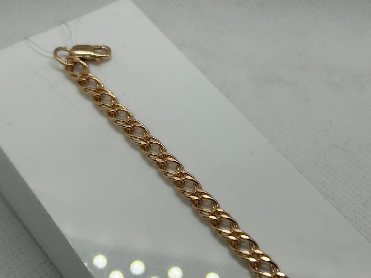 НБ 12-076ПГ БРАСЛЕТ ПУСТОТЕЛЫЙ (Au 585)