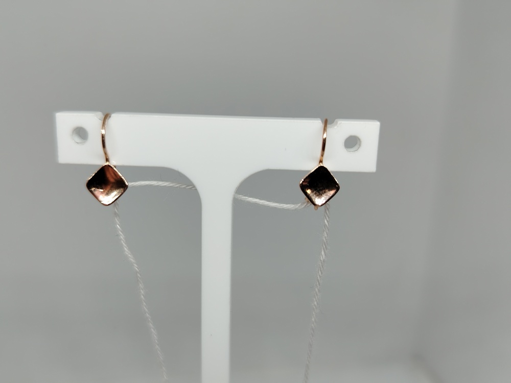 СБКМ585 СЕРЬГИ БЕЗ КАМНЯ (Au 585)