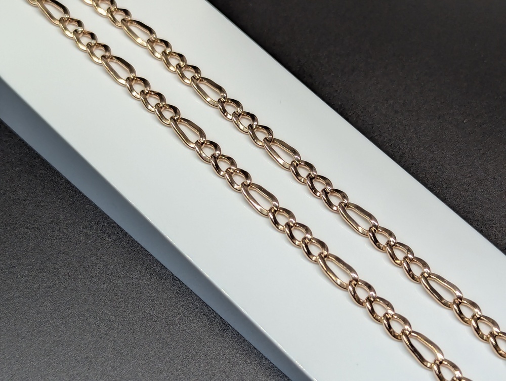 ЦЛФК585 ЦЕПЬ ПОЛНОВЕСНАЯ Фигаро(картье) (Au 585)