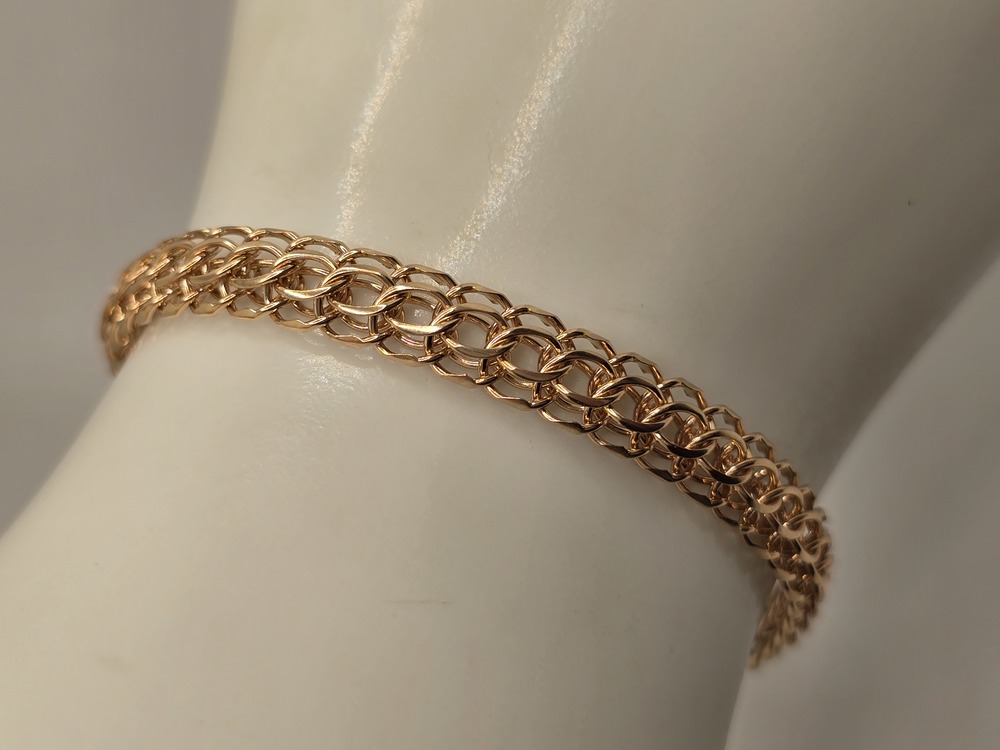 БРАСЛЕТ ПОЛНОВЕСНЫЙ Итальянка Au 585