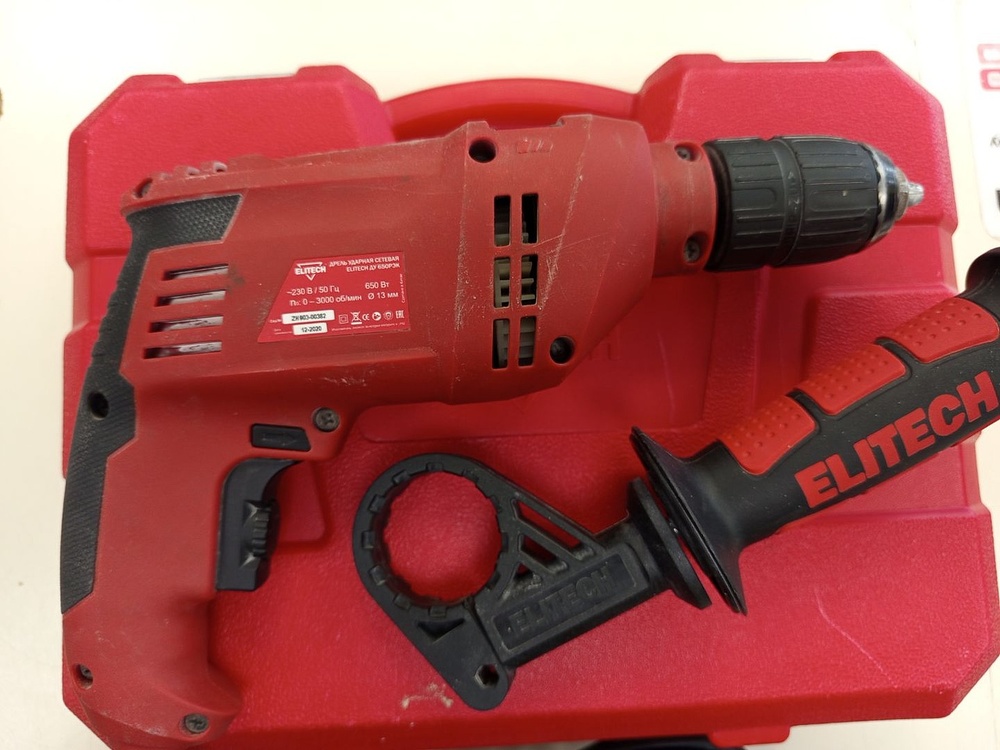Дрель-ударная Elitech ДУ 650РЭК