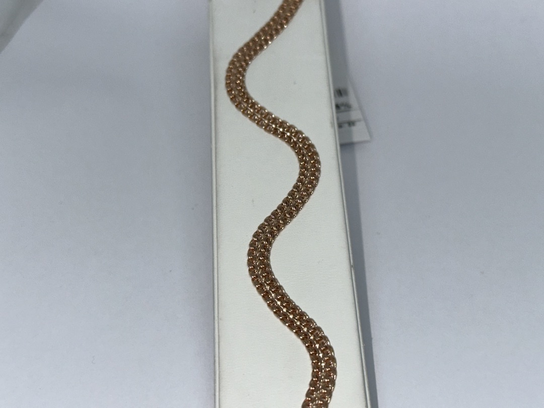 БРАСЛЕТ ПОЛНОВЕСНЫЙ Бисмарк двойной (Au 585)