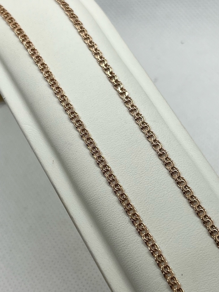 ЦЕПЬ ПУСТОТЕЛАЯ Бисмарк (Au 585)