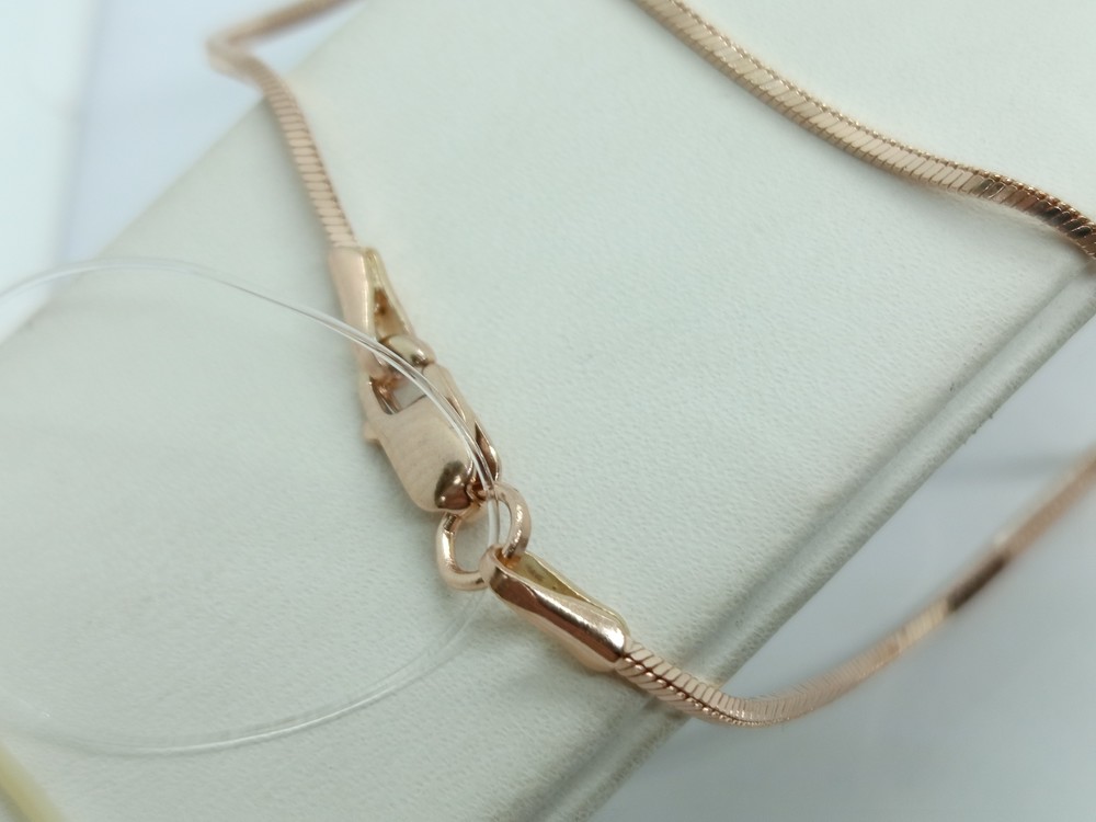 ЦЕПЬ ПОЛНОВЕСНАЯ Жгут(снейк) (Au 585)