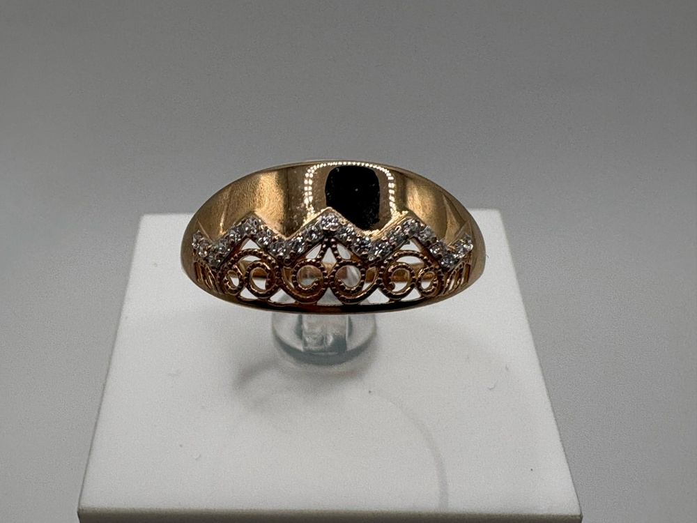 КОЛКМИ585 КОЛЬЦО С КАМНЯМИ (Au 585)