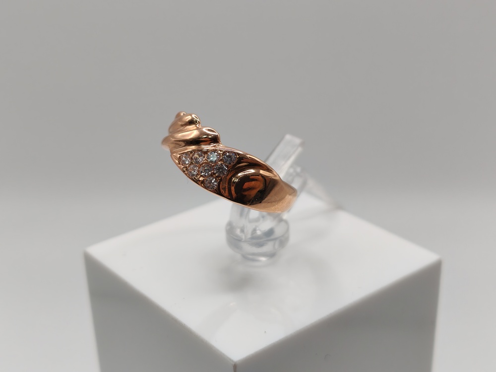 КОЛКМИ585 КОЛЬЦО С КАМНЯМИ (Au 585)