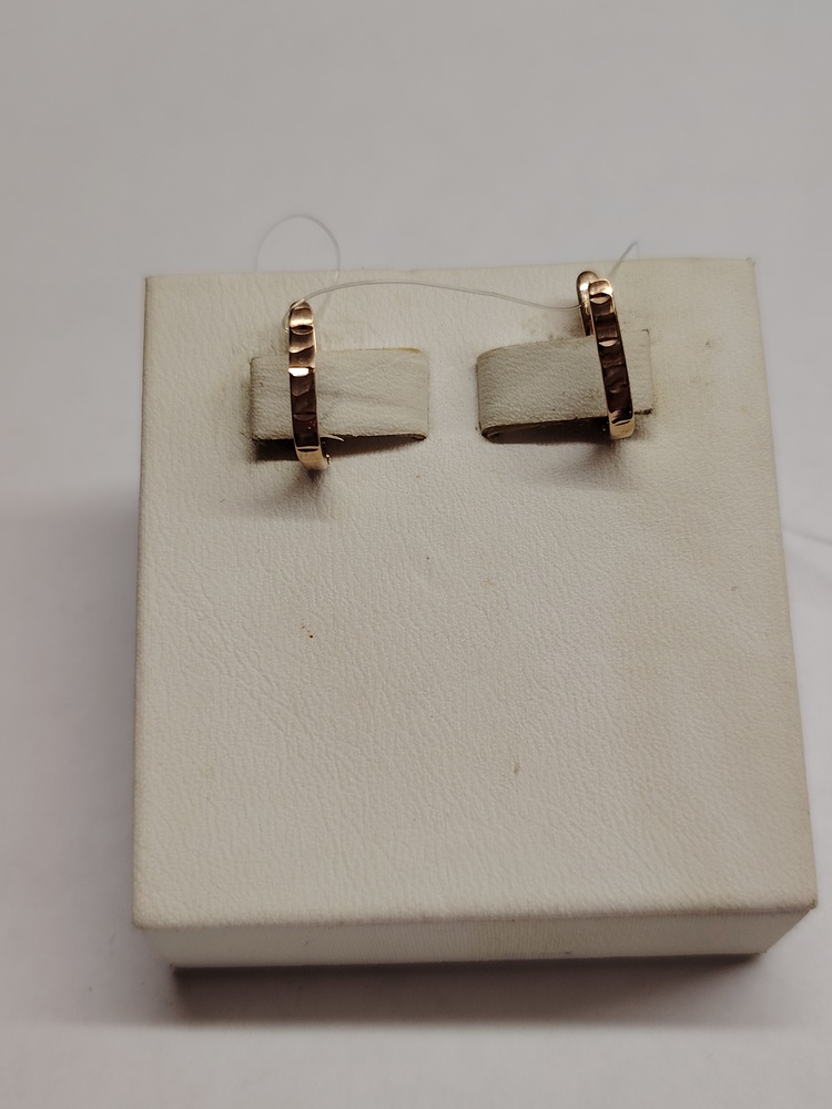 СЕРЬГИ БЕЗ КАМНЯ (Au 585)