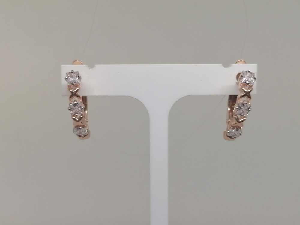 СЕРЬГИ С КАМНЯМИ (Au 585)