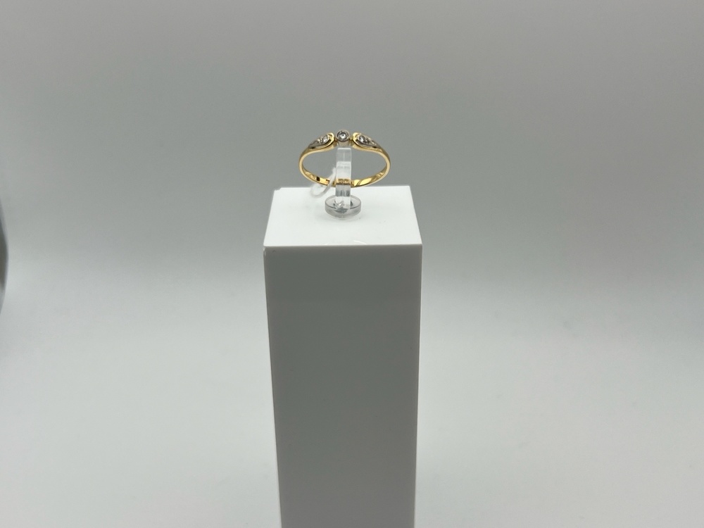 КОЛЬЦО БРИЛЛИАНТ Au 750