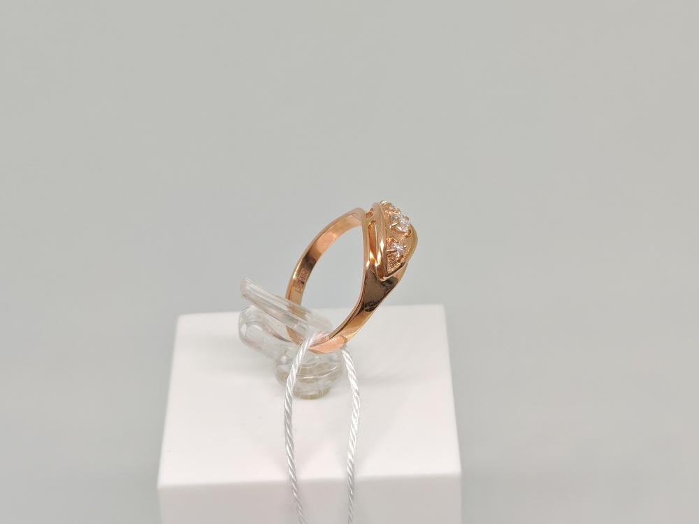 КОЛКМИ585 КОЛЬЦО С КАМНЯМИ (Au 585)