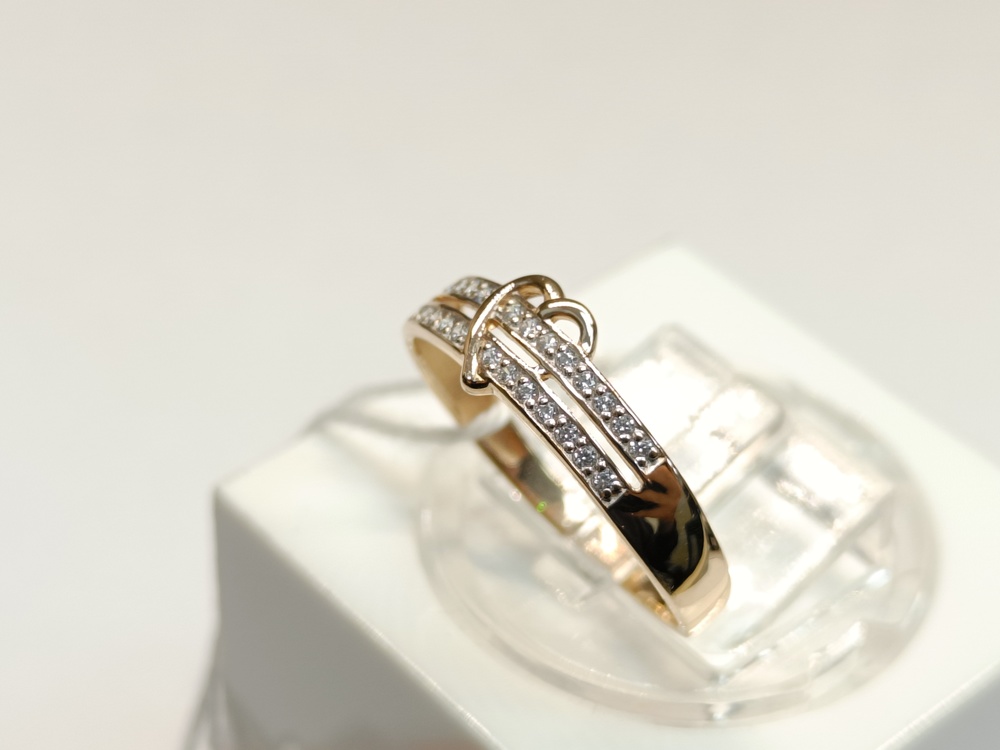 КОЛКМИ585 КОЛЬЦО С КАМНЯМИ (Au 585)