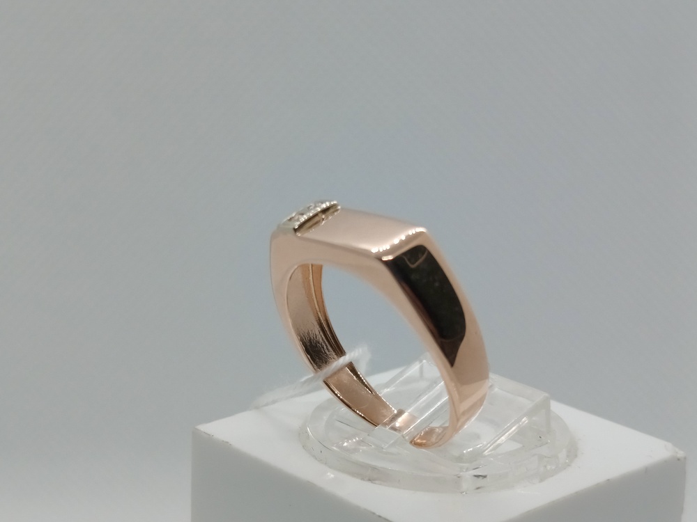 ПЕЧАТКА С КАМНЯМИ (Au 585)