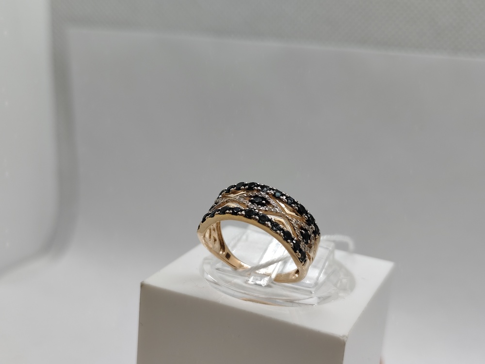 КОЛКМИ585 КОЛЬЦО С КАМНЯМИ (Au 585)