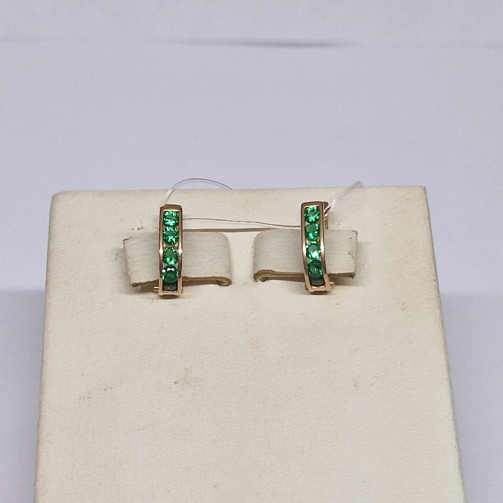 СЕРЬГИ С КАМНЯМИ (Au 585)