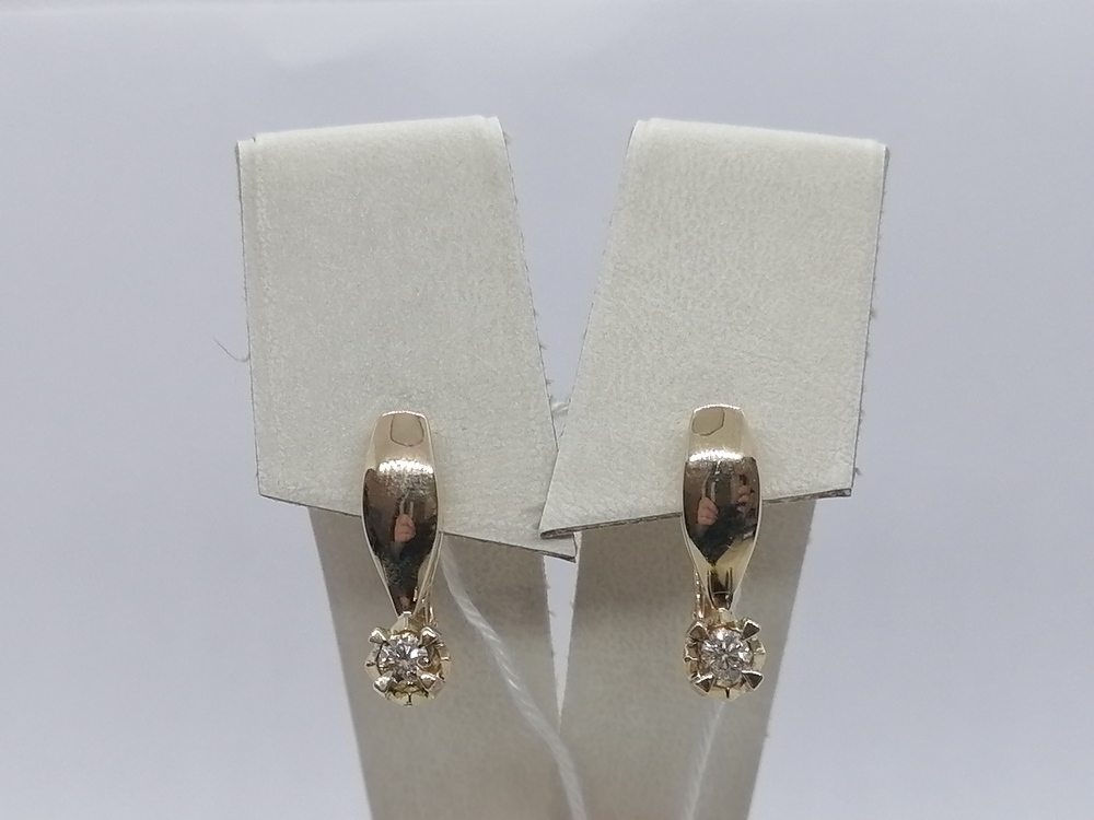 СЕРЬГИ БРИЛЛИАНТ (Au 585)