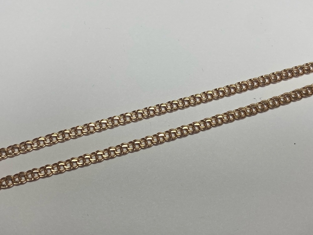 ЦЕПЬ ПУСТОТЕЛАЯ Бисмарк (Au 585)