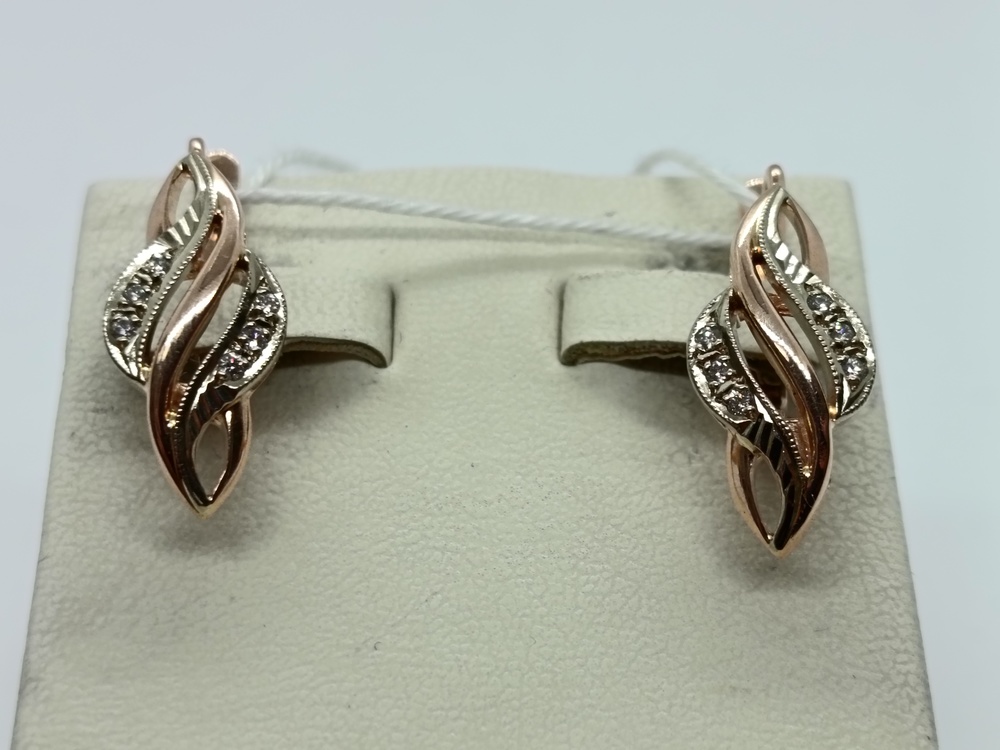 СЕРЬГИ БРИЛЛИАНТ (Au 585)