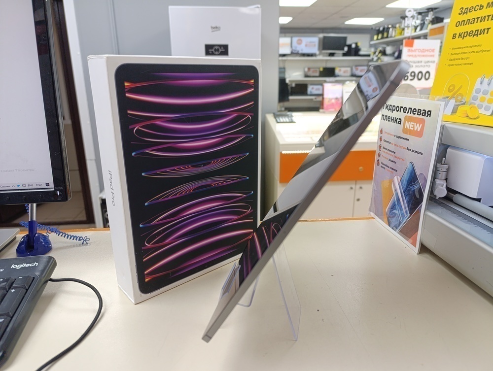 Планшет Apple iPad Pro 256ГБ(11 дюй. 4-го пок.M2)2022 A2435/A2761/A2762(Wi-Fi + Cellular)