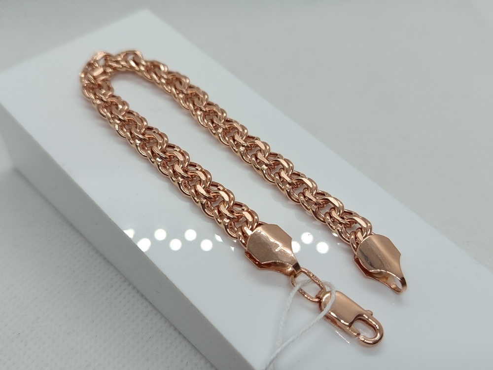 БРАСЛЕТ ПУСТОТЕЛЫЙ Бисмарк Au 585