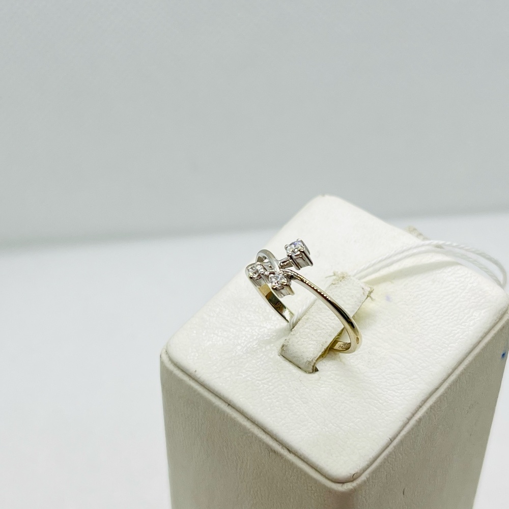 КОЛКМИ585 КОЛЬЦО С КАМНЯМИ (Au 585)