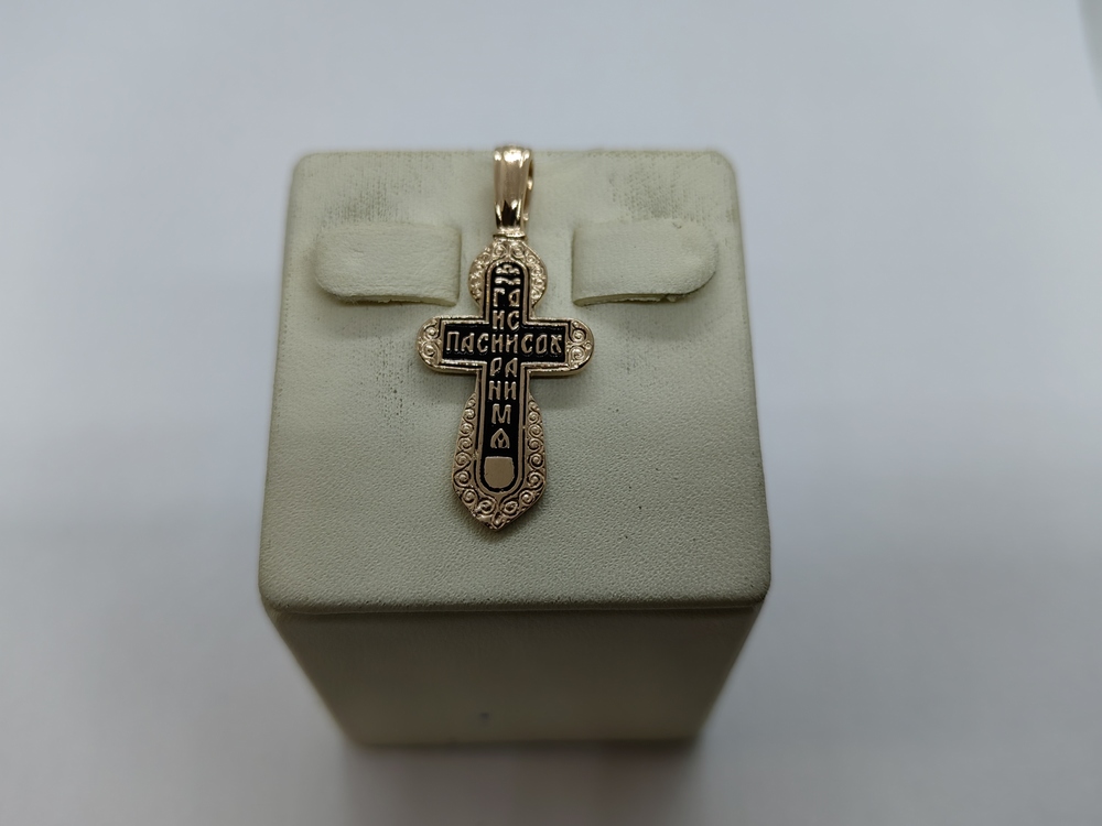 ПОДВЕСКА КРЕСТ (Au 585)