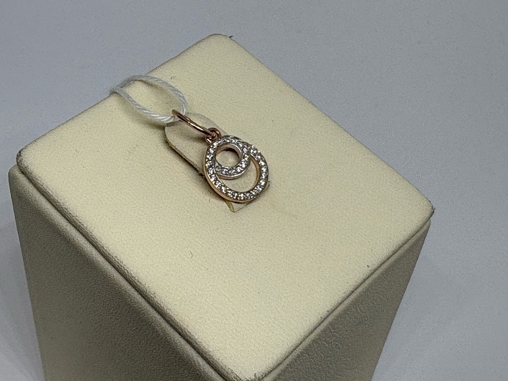 ПОДВЕСКА С КАМНЯМИ (Au 585)